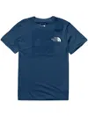 The North Face Man Short Sleeves Simple Dome Tee In Blue