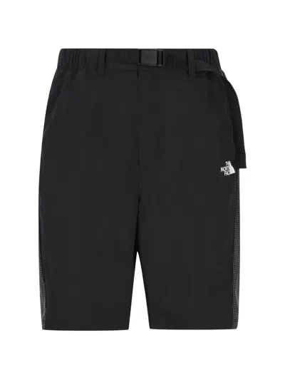 The North Face Nse Integrated-belt Shorts In Black