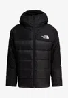 The North Face Puffa Jacket With Hooded Design And Quilted Pattern In Black