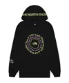 The North Face Nse Pattern Hoodie In Black