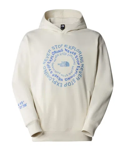 The North Face Nse Pattern Hoodie In White