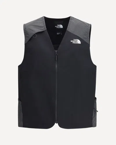 The North Face Nse Tech Windwall Vest In Nylon-cotton Black In Multi