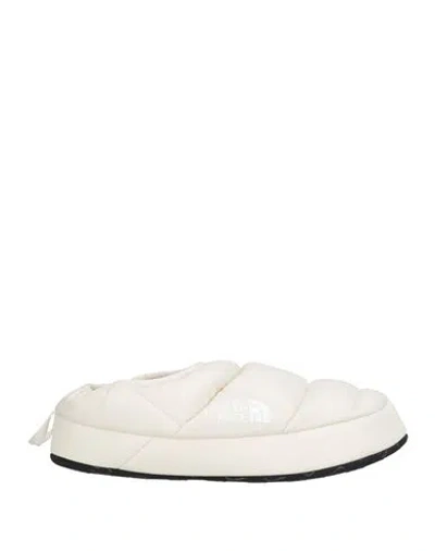 The North Face Nse Tent Mule Iv Woman House Slipper Off White Size 4-6 Textile Fibers