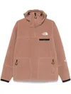 The North Face Brown Nse Fleece Hoodie In Brown