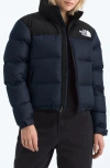 The North Face Versatile Puffer Jacket Adjustable Features In Blue
