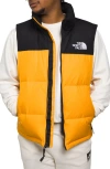 The North Face Nuptse® 1996 Packable Quilted Down Vest In Summit Gold/tnf Black