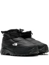 The North Face Black Nuptse Traction Chukka Boots In Black