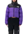 The North Face 1996 Retro Nuptse Short Down Jacket In Violet
