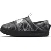 The North Face Nuptse Down Slipper In Tnf Black 3d Summit Print