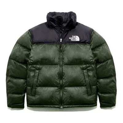 The North Face Nuptse Jacket 'olivegreen' In Green
