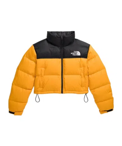 The North Face Nuptse Jacket In Yellow