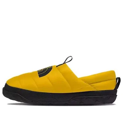 The North Face Nuptse Mules 'summit Gold Black' In Yellow