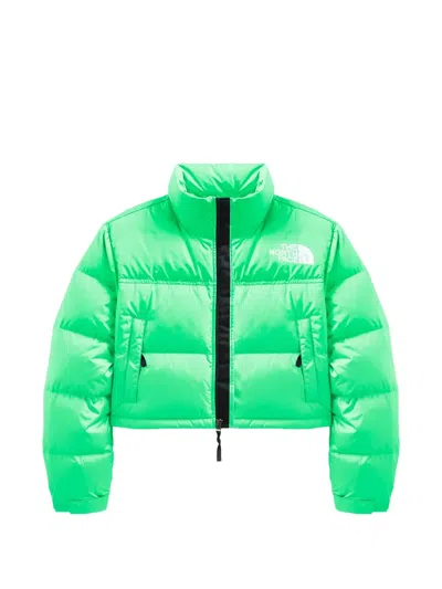 The North Face Nuptse Quilted Puffer Jacket In Green