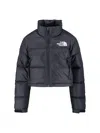 The North Face Nuptse Short Down Jacket In Black