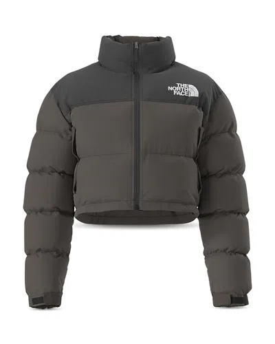 The North Face Nuptse Short Down Jacket In Black