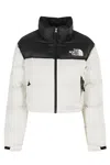 The North Face Nuptse Short Down Jacket In White