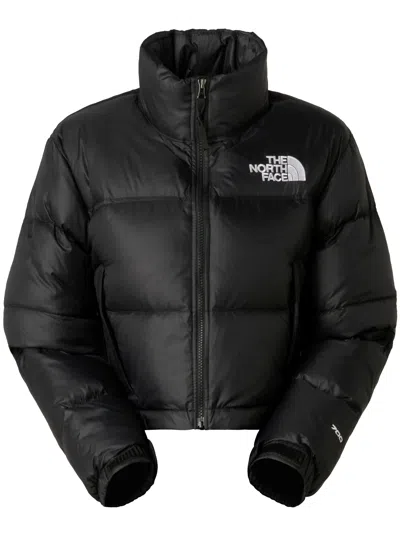 The North Face Nuptse Short Jacket In Black