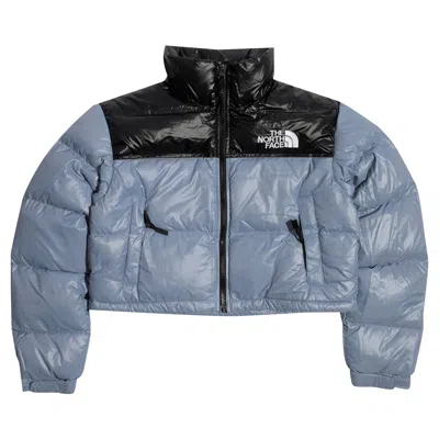 Pre-owned The North Face Nuptse Short Jacket 'blue'