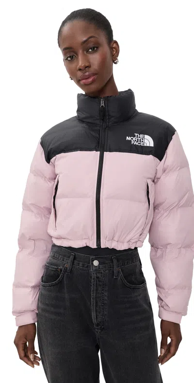 The North Face Nuptse Short Jacket Metal Pink/tnf Black