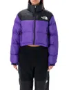 The North Face 1996 Retro Nuptse Short Down Jacket In Peak Purple