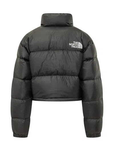 The North Face Nuptse Short Jacket In Tnf Black/tnf Black