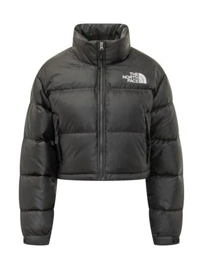 The North Face Nuptse Short Jacket In Black