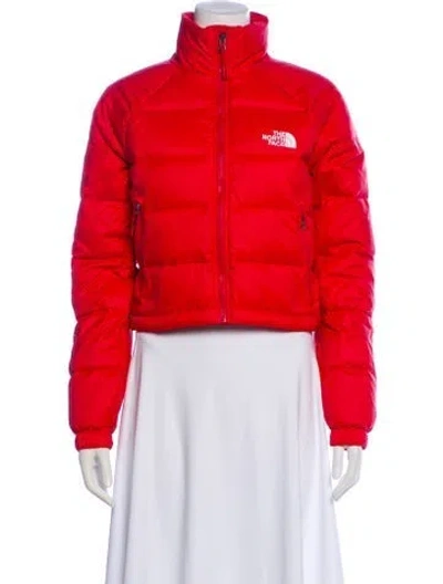 Pre-owned The North Face Nylon Down Jacket In Orange
