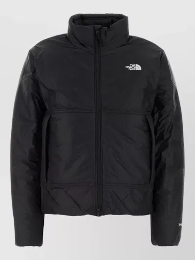 The North Face Nylon Padded Parka Coat In Black