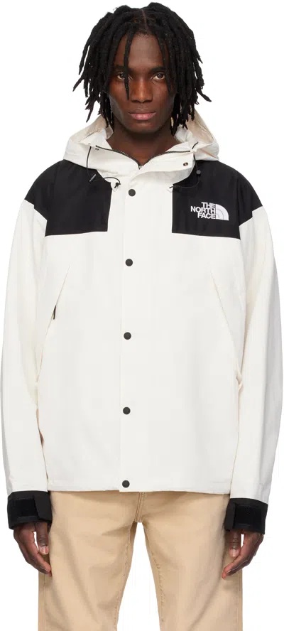 THE NORTH FACE OFF-WHITE & BLACK DRYVENT MONO MOUNTAIN JACKET