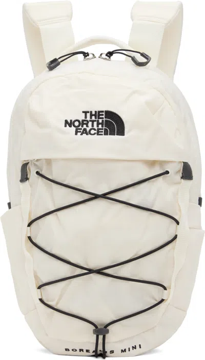 The North Face Off-white Borealis Mini Backpack In 4q7 Gardenia White/t