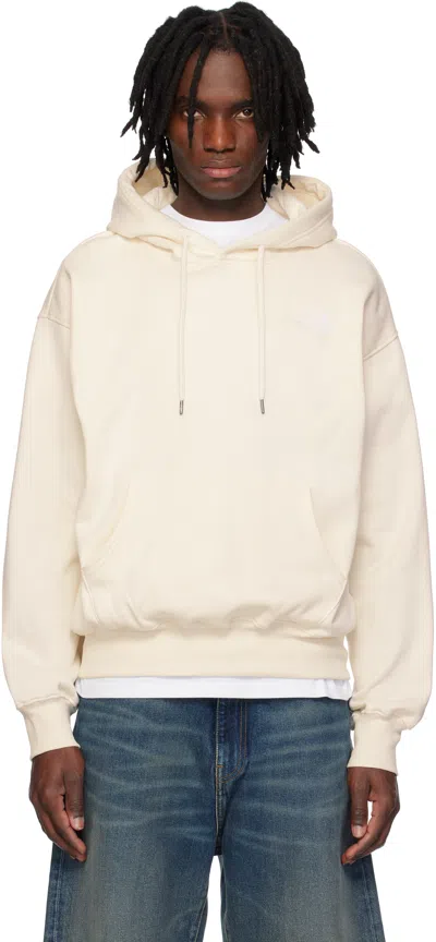 The North Face Off-white Evolution Vintage Hoodie In White Dune Qli