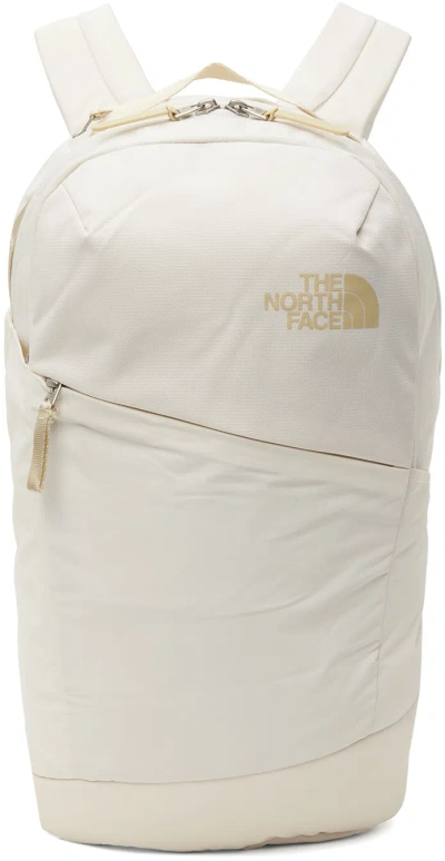 The North Face Off-white Isabella 3.0 Backpack In Iyi Gardenia White D