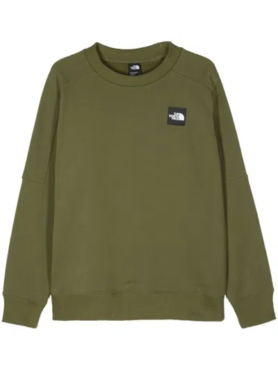 THE NORTH FACE OLIVE THE 489 LOGO-PATCH SWEATSHIRT