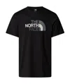 The North Face Open-necked Black Shirt In Nero