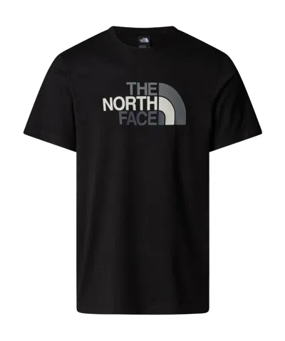 The North Face Open-necked Black Shirt In Nero