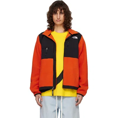 The North Face Orange Retro Denali Jacket In Multi