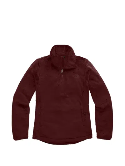 The North Face Osito Fleece Sweatshirt In Burgundy
