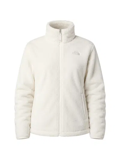 The North Face Osito Fleece-texture Zip-up Jacket In White