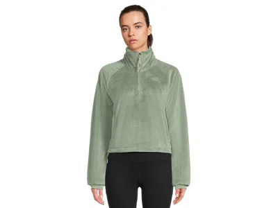 The North Face Osito Lux A1/4 Zip Jacket In Purple