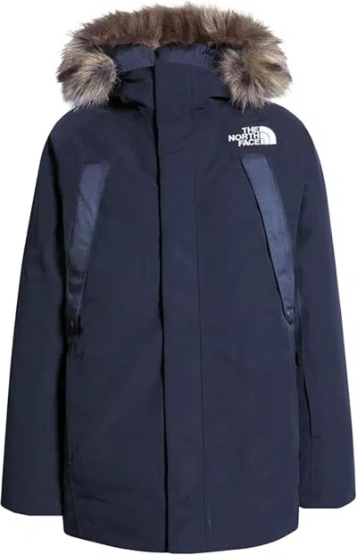 Pre-owned The North Face Outerboroughs Down Jacket Men's Winter Parka Sz Large In Summit Navy