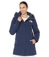 The North Face Outerboroughs Nf0a4r3j8k2 Women Navy Full Zip Parka Jacket App458 (blue,regular,xl) In Blue