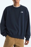 The North Face Men's Evolution Simple Dome Oversized Crew Sweatshirt In Blue