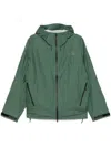 The North Face Green Jacket With Logo Printed On The Front In Tech Fabric Man In Green