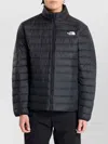 The North Face Padded High Neck Jacket With Side Pockets In Black