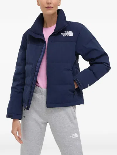 The North Face Padded Puffer Jacket In Blue