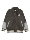 The North Face Panelled Bomber Jacket In Green