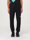 The North Face Cotton Joggers With Elastic Waistband And Ribbed Cuffs In Schwarz