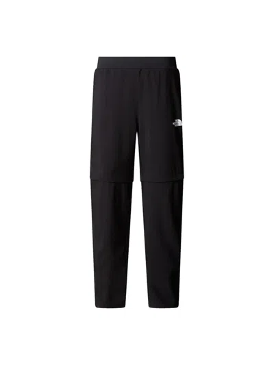 The North Face Pants With Logo In Black