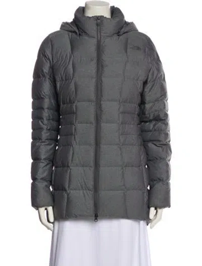 Pre-owned The North Face Parka In Gray