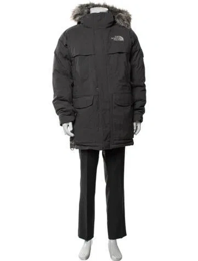 Pre-owned The North Face Parka In Grey